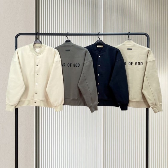 Fear of God Back Print Varsity Jacket